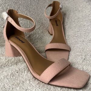 Abound Light Pink Ankle Strap Heels